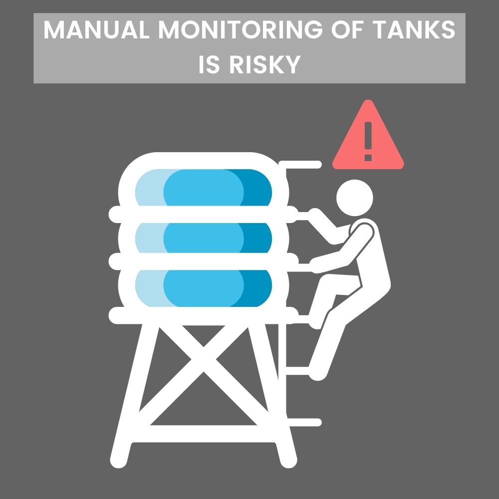 Manual monitoring of tank