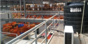 A grocery centre ensures that the water supplied to the butchery and veggies unit is safe